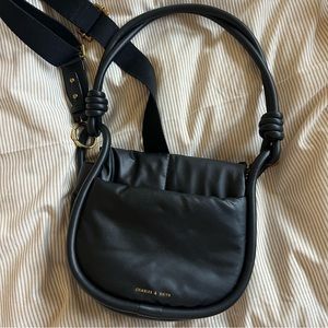 Charles and Keith black purse